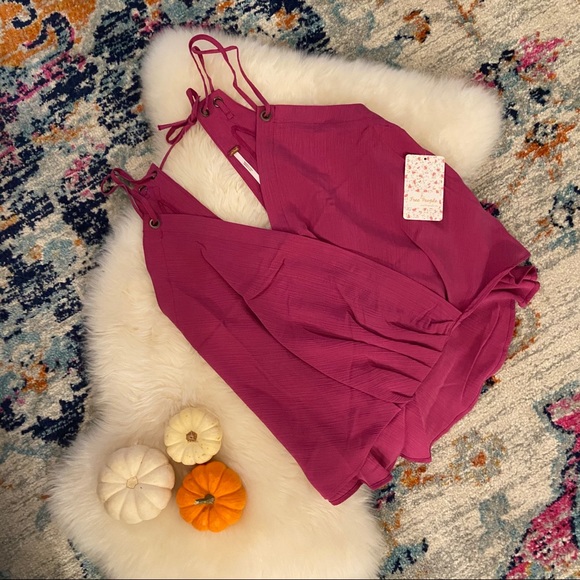 NEW! Free People All Mine Surplice Tank - Picture 4 of 4